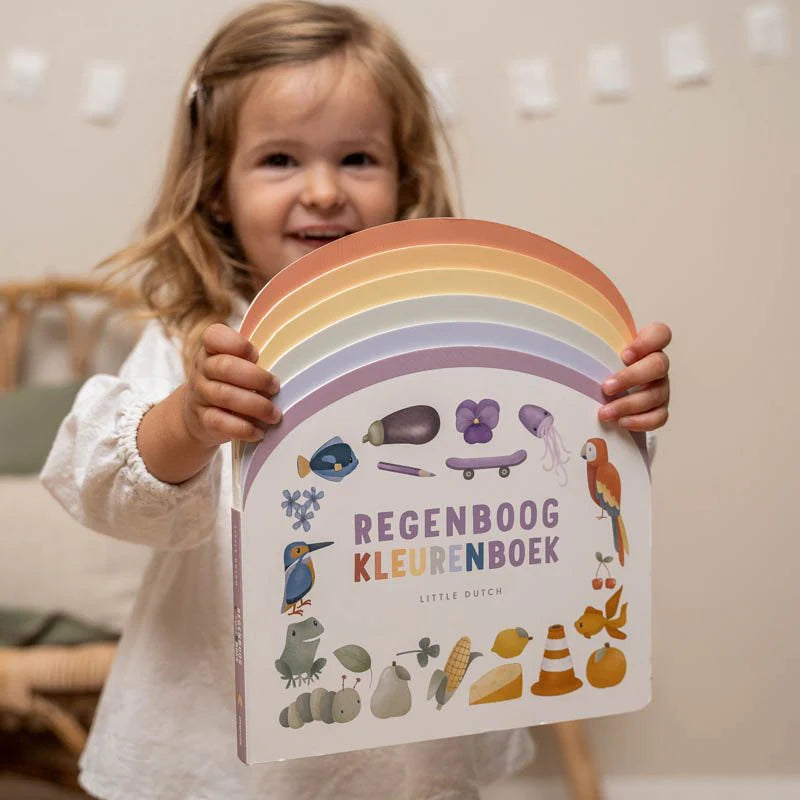 prentenboek, Regenboog kleurenboek - LITTLE DUTCH