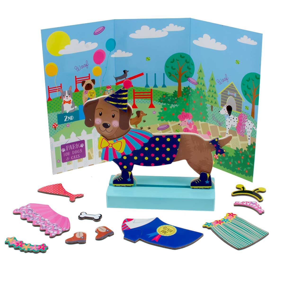 magnetisch speelgoed, dress up, pets - FLOSS & ROCK