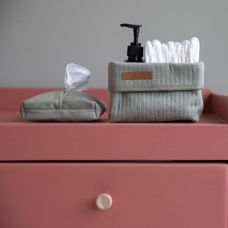 commodemandje klein pure, olive - LITTLE DUTCH