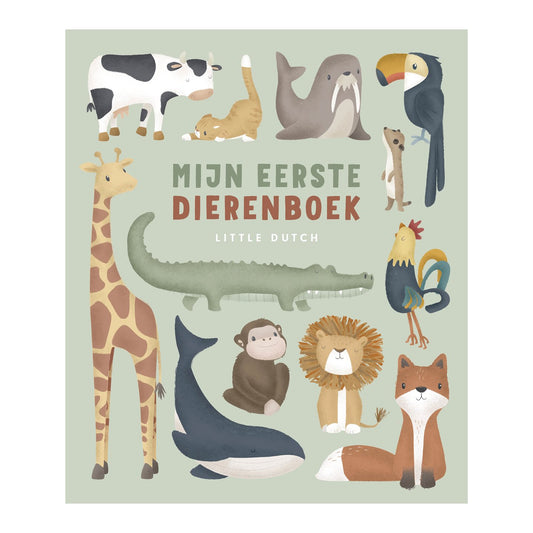 boek mijn eerste dieren - LITTLE DUTCH