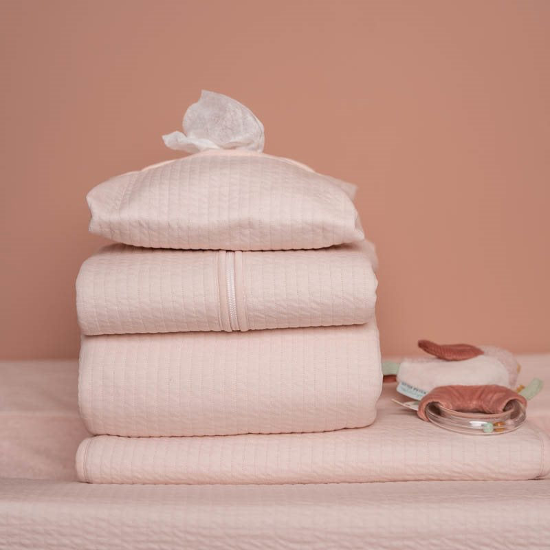 slaapzak 90 cm winter, soft pink – LITTLE DUTCH