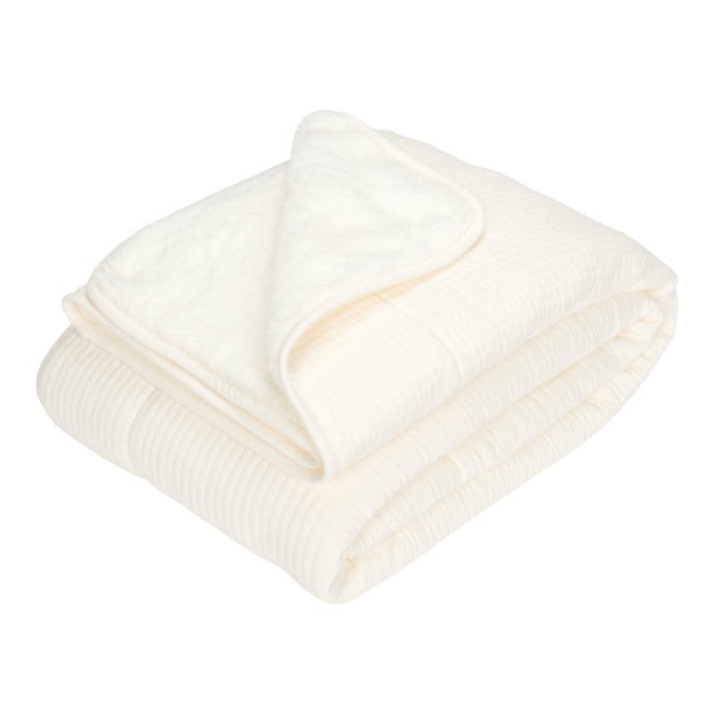 ledikantdeken pure, soft white - LITTLE DUTCH