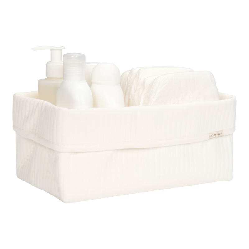 commodemandje groot pure, soft white - LITTLE DUTCH
