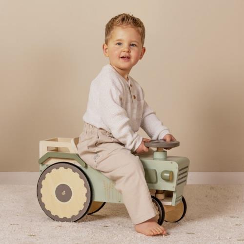 loopauto little farm, groen - LITTLE DUTCH