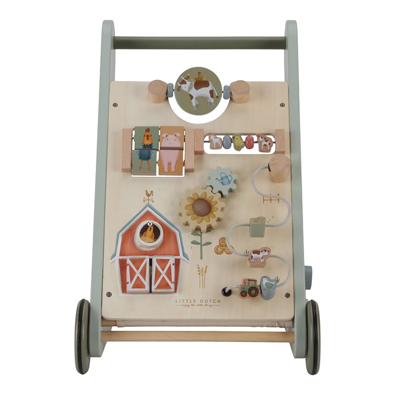 activiteitenspeelgoed loopwagen, little farm - LITTLE DUTCH