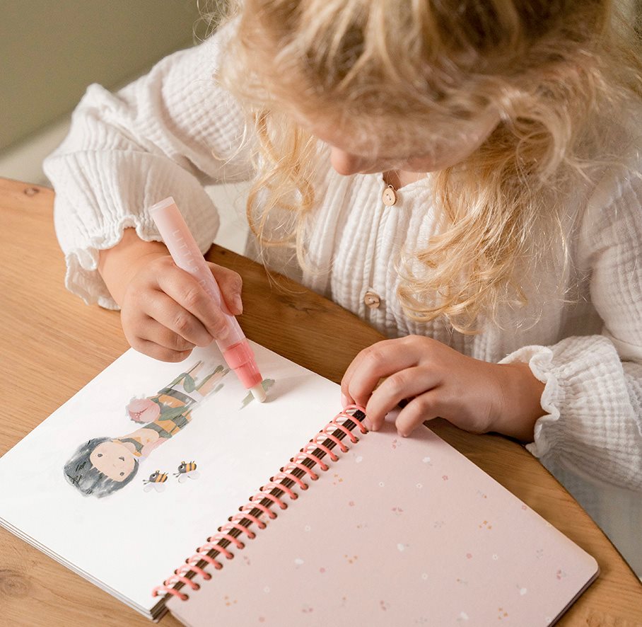 waterkleurboek, rosa & friends – LITTLE DUTCH