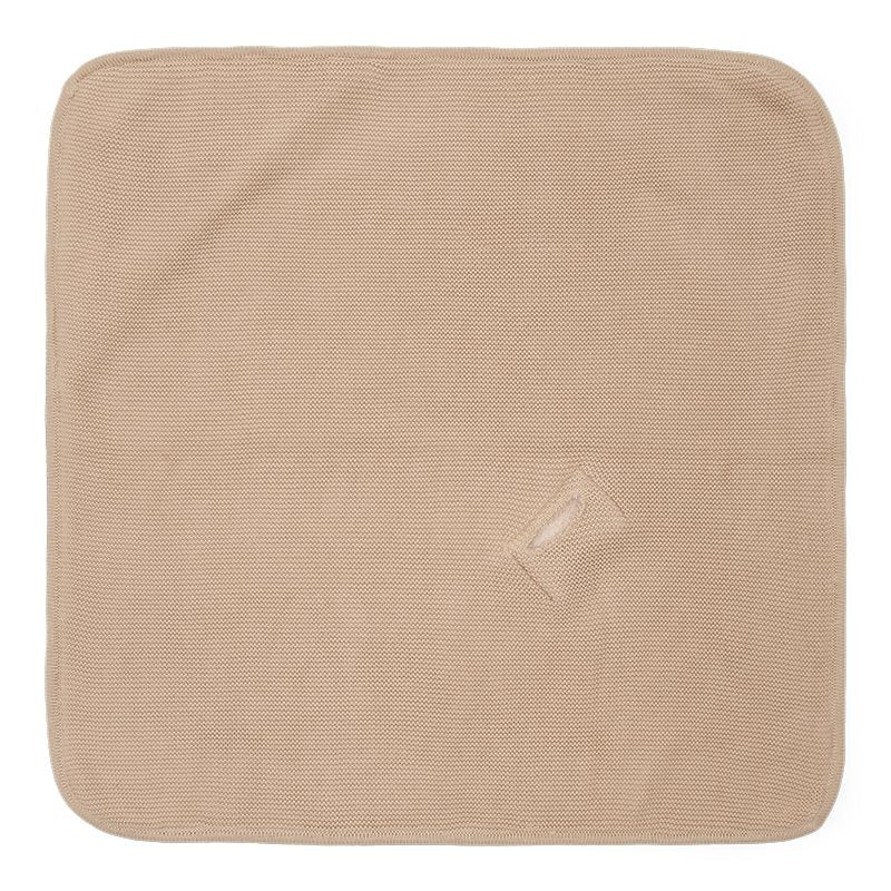 wikkeldeken gebreid, beige - LITTLE DUTCH