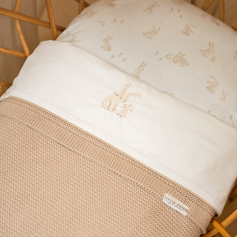 hoeslaken katoen 60 x 120, baby bunny - LITTLE DUTCH