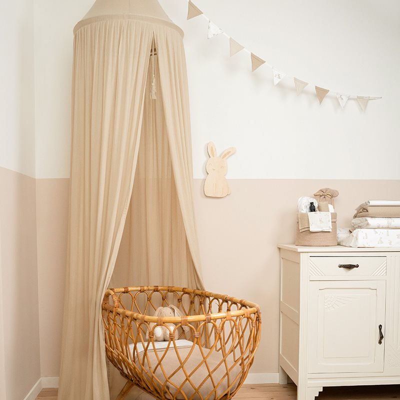 klamboe hydrofiel, beige - LITTLE DUTCH