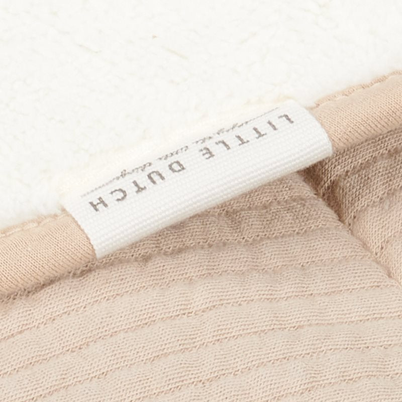 wiegdeken, pure beige - LITTLE DUTCH