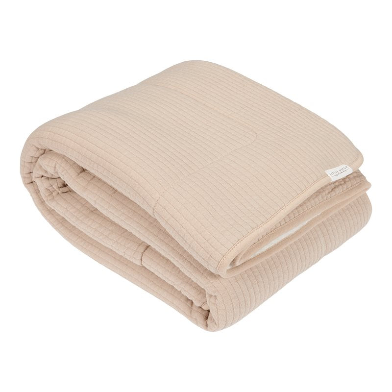 wiegdeken, pure beige - LITTLE DUTCH