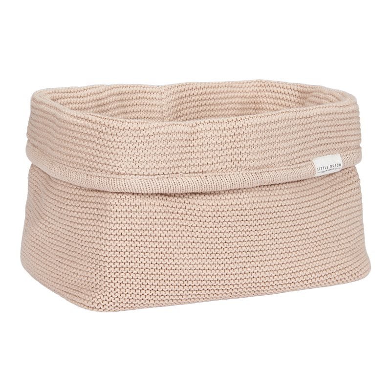 commodemandje gebreid groot, beige - LITTLE DUTCH