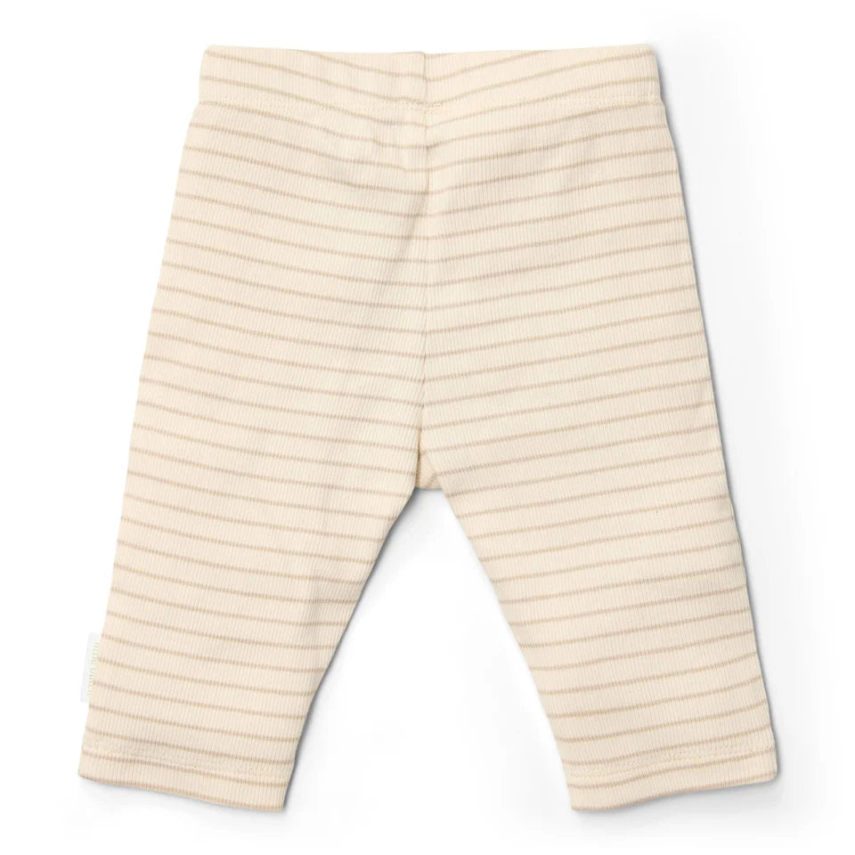 legging, stripes beige - LITTLE DUTCH