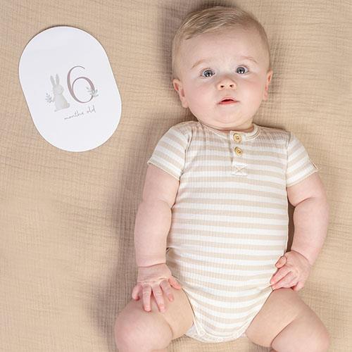 milestone cards newborn naturals - LITTLE DUTCH