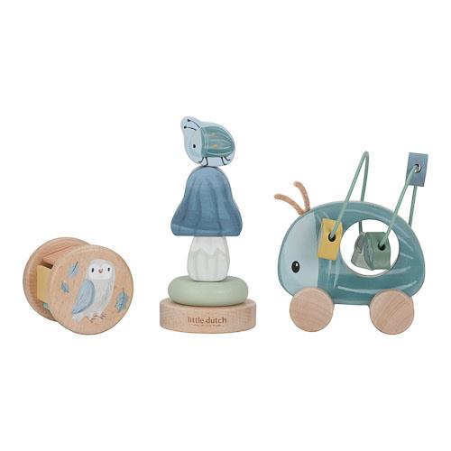 cadeauset hout, forest friends – LITTLE DUTCH