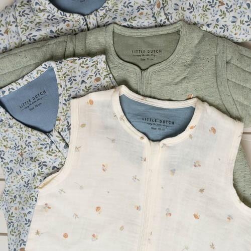 slaapzak 90 cm winter, sage - LITTLE DUTCH