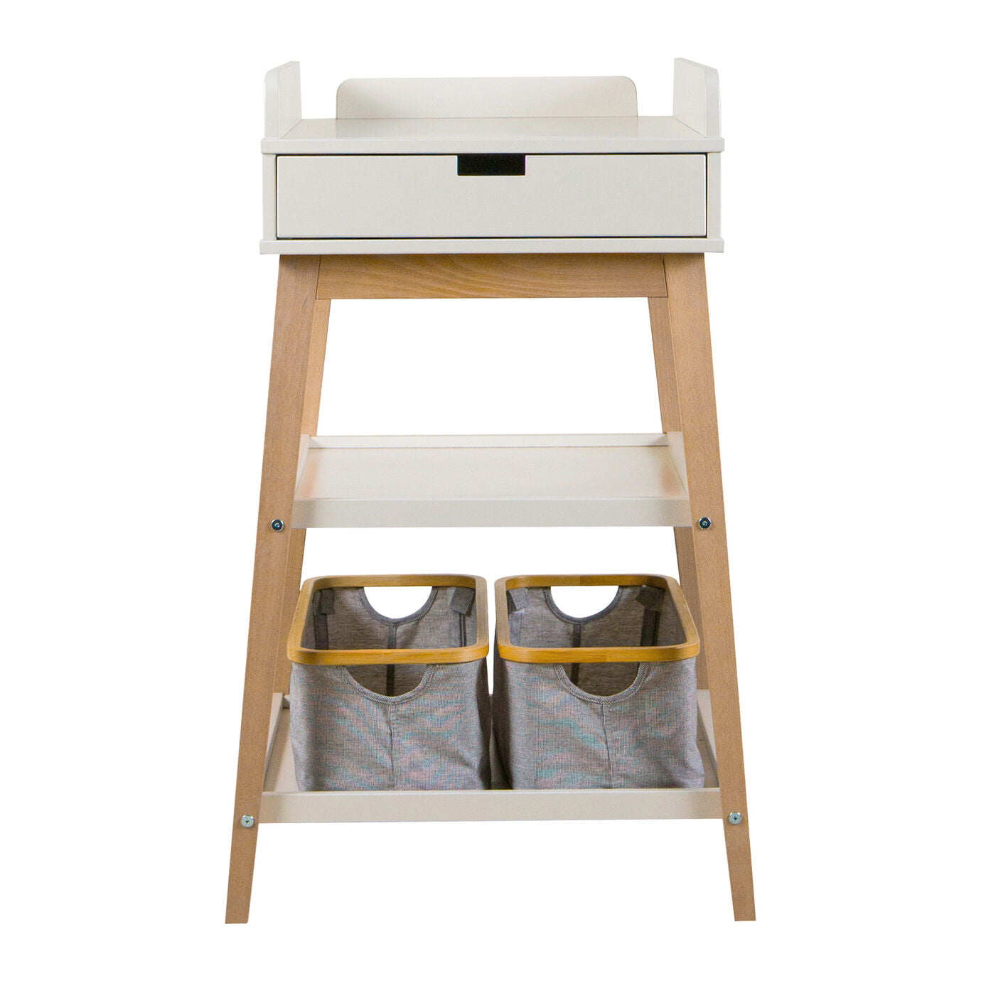 luiertafel hip + lade, clay/natural - QUAX
