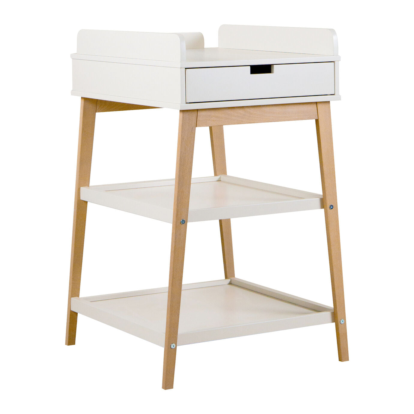 luiertafel hip + lade, clay/natural - QUAX