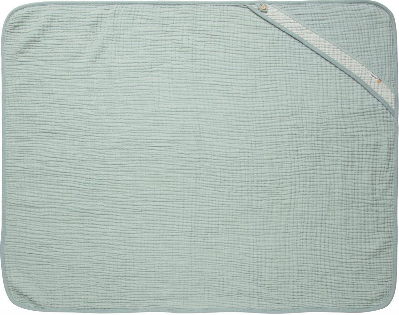badcape pure cotton, green - BEBE JOU
