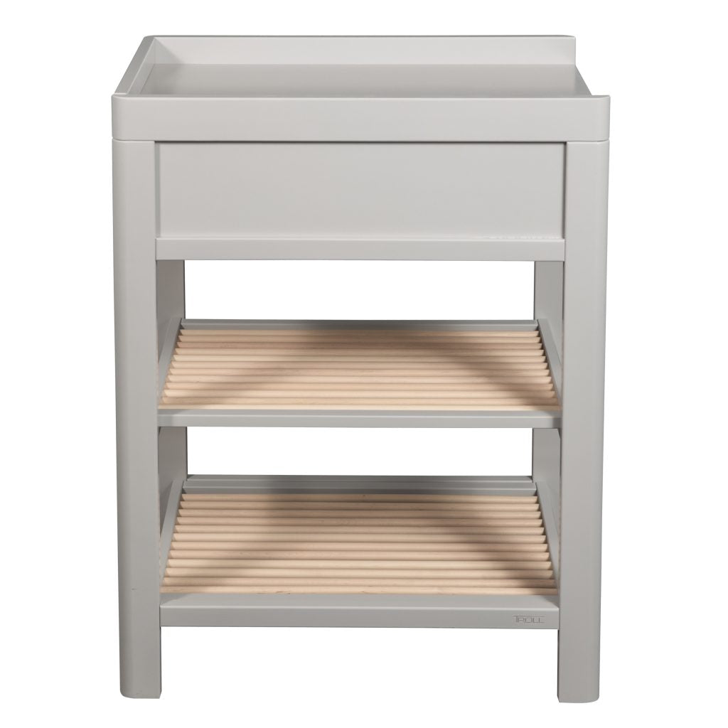 luiertafel lukas, soft grey/natural - TROLL