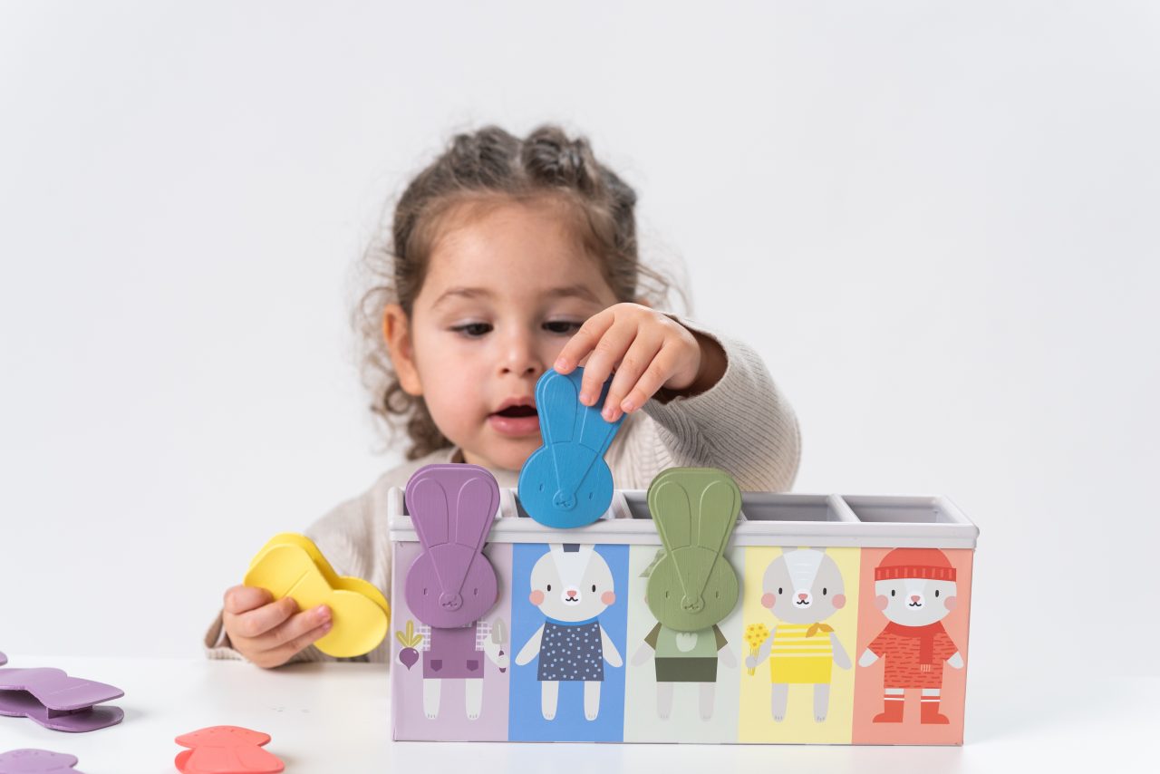 activiteitenspeelgoed bunny school - TAF TOYS