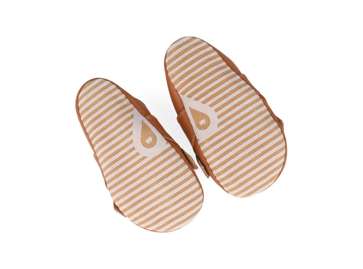 schoentjes soft soles leo, ginger - BOBUX