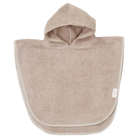 poncho dijon organic, clay - KOEKA