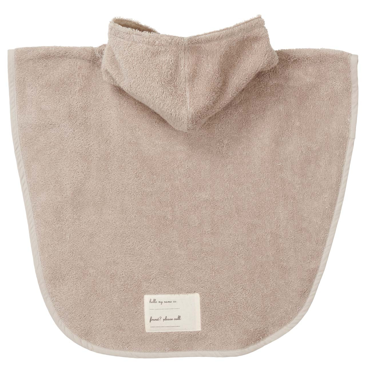 poncho dijon organic, clay - KOEKA