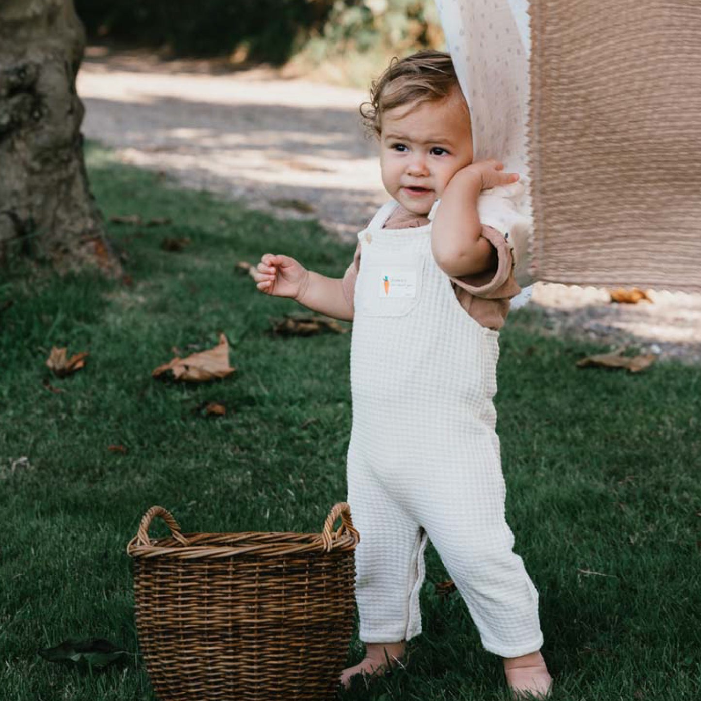 tuinbroek malaga, warm white - KOEKA