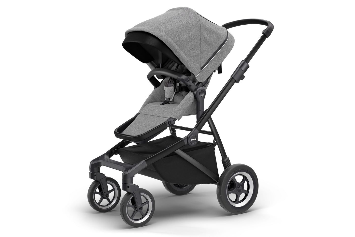 kinderwagen sleek, grey mélange / black - THULE