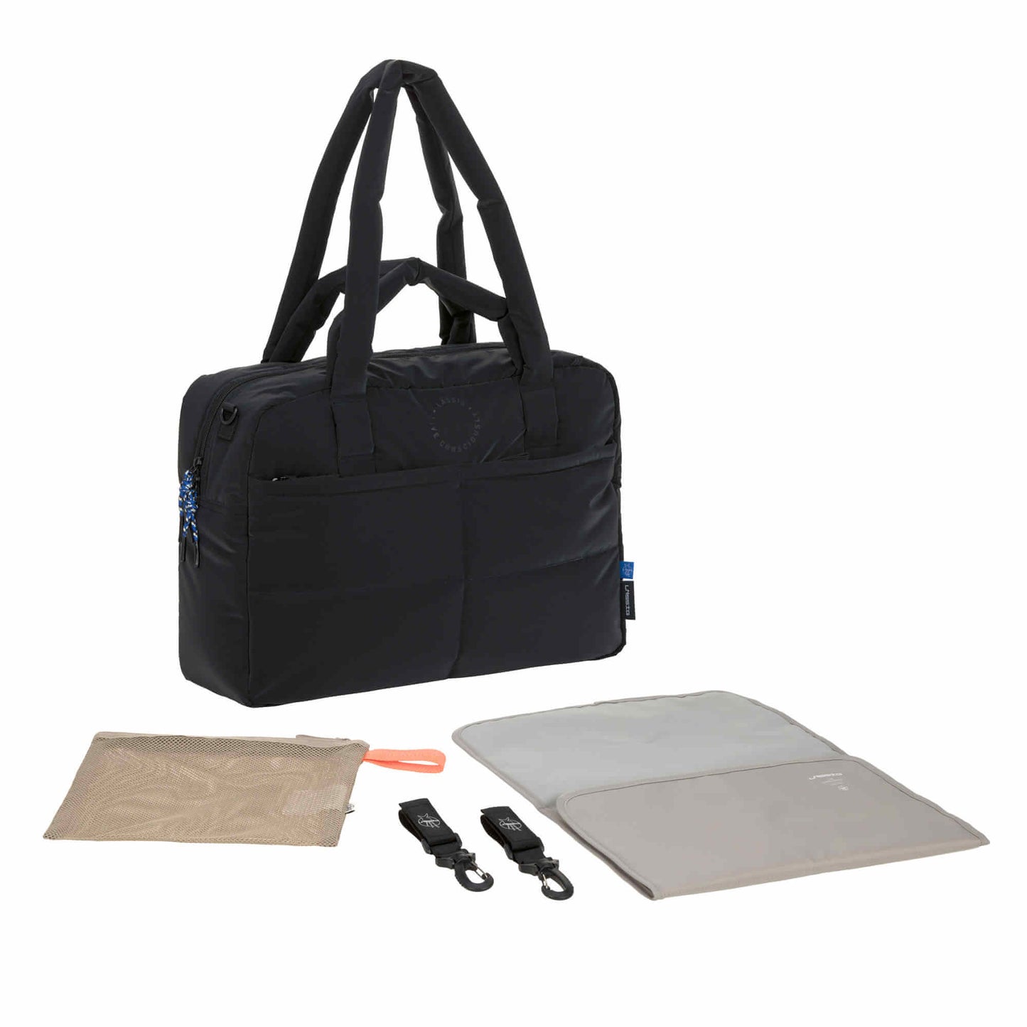 luiertas everyday bag, black - LÄSSIG