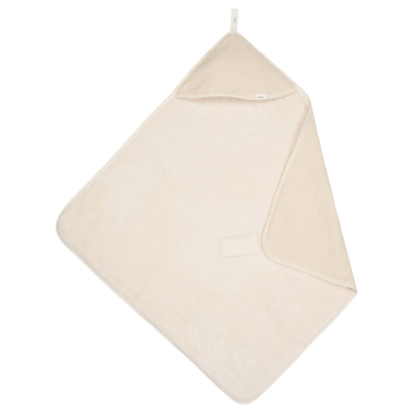 wikkeldeken faro teddy, warm white - KOEKA