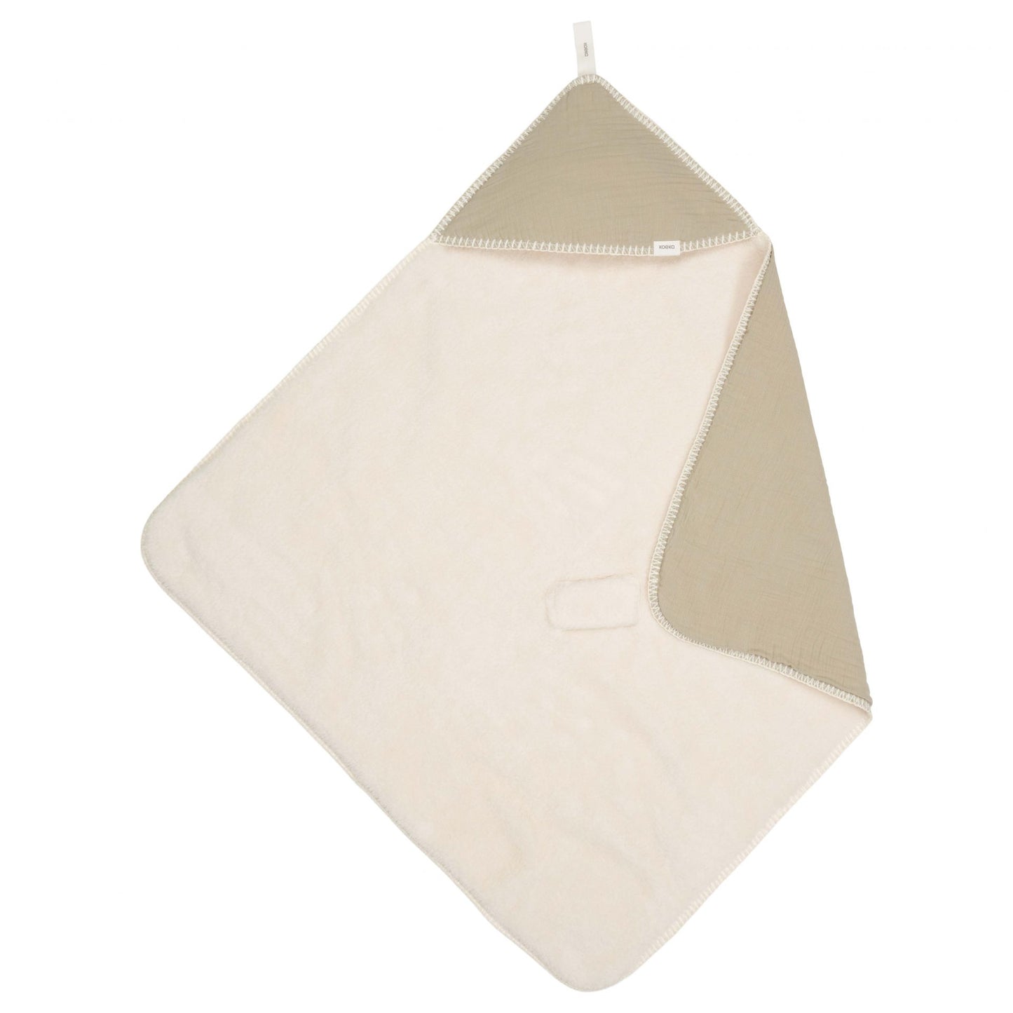 wikkeldeken faro teddy, sage - KOEKA