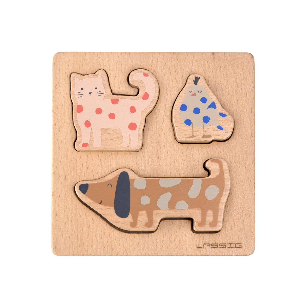 puzzel wood, little mateys - LASSIG