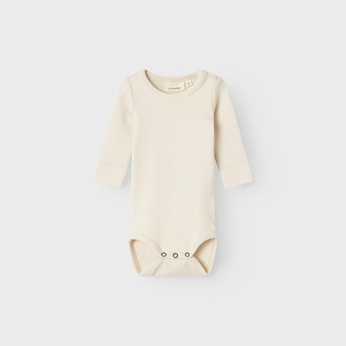 body lange mouwen, turtledove - LIL' ATELIER