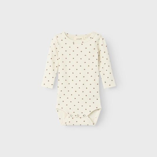 body lange mouwen, ladybug - LIL' ATELIER