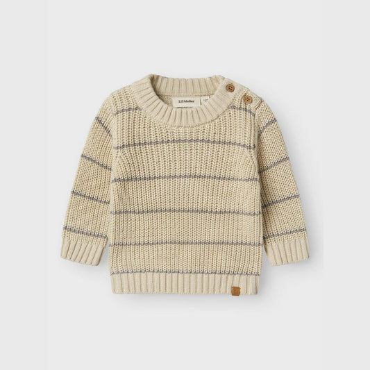 sweater gebreid, stripes - LIL' ATELIER