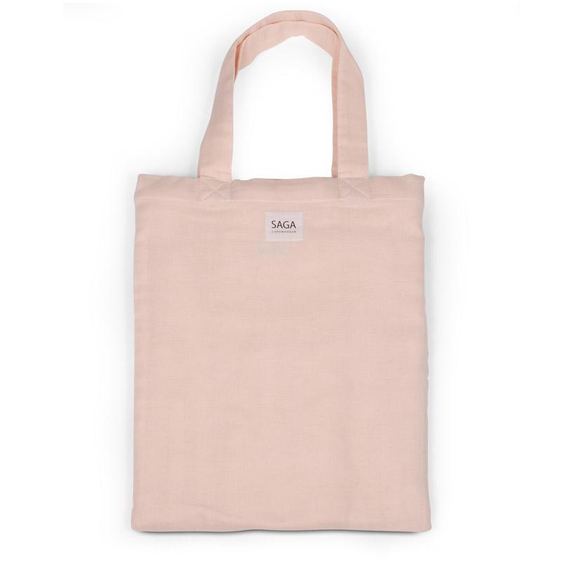 dekbedovertrek, 100 x 140, pale pink - SAGA