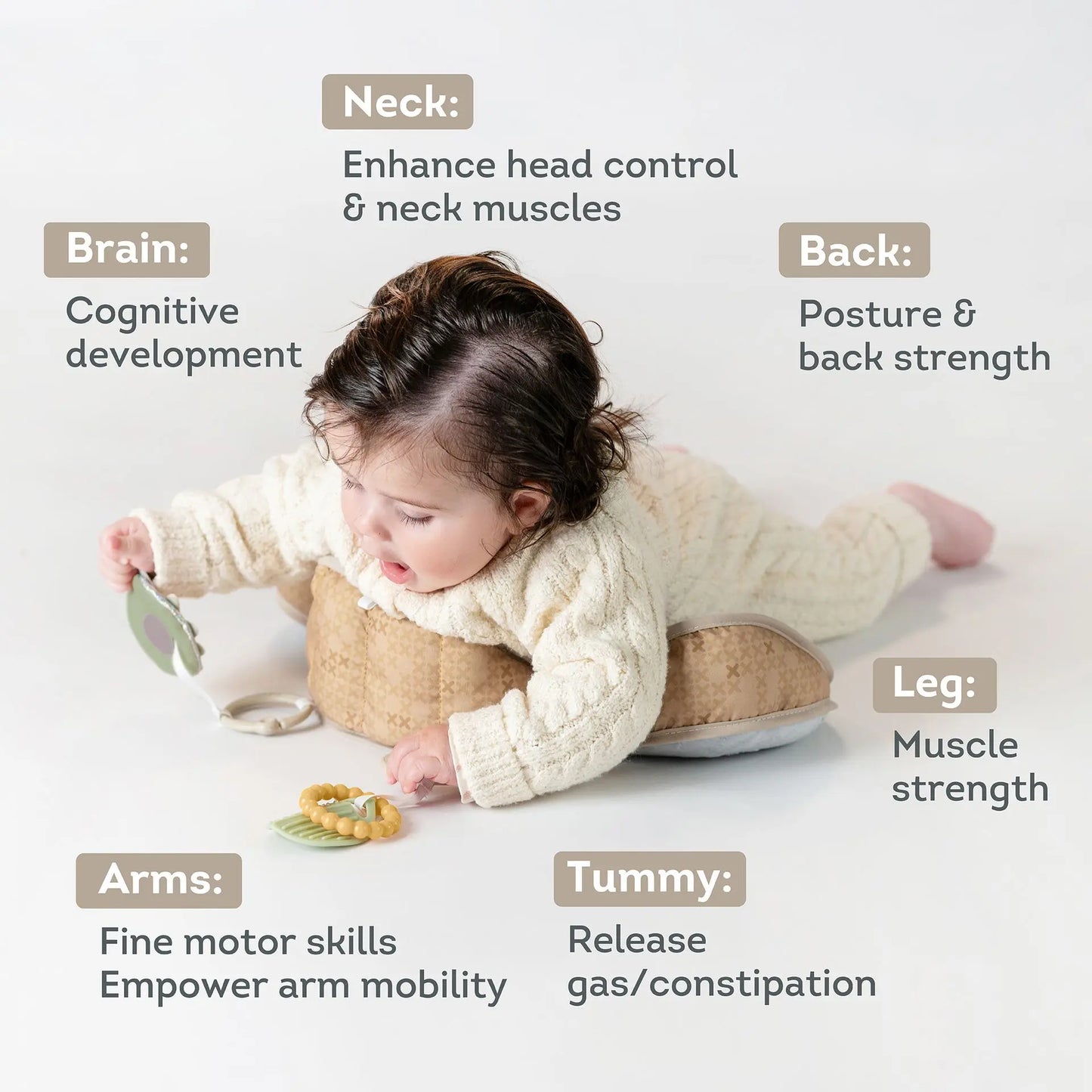 kussen tummy time bear – TAF TOYS