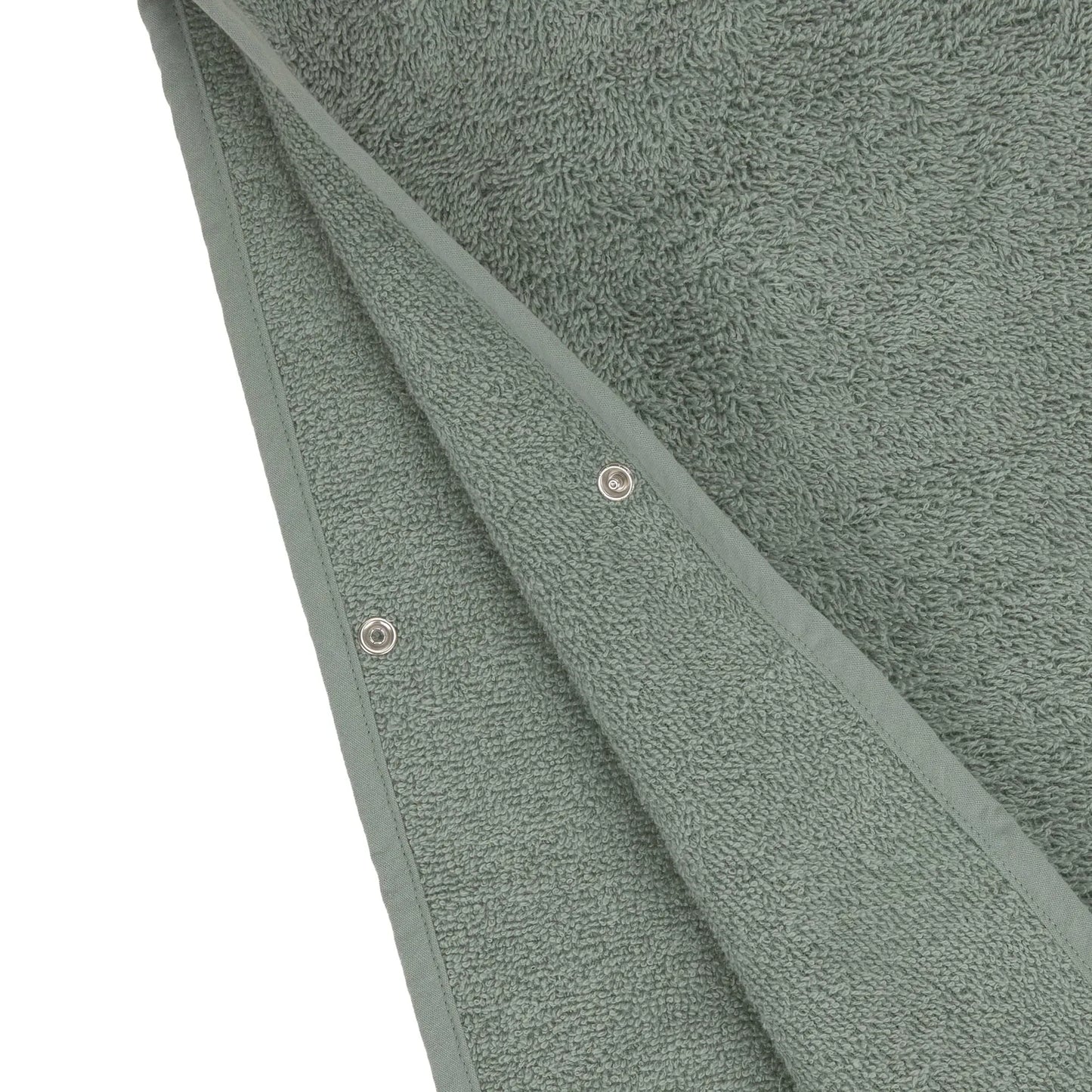 poncho badstof, green - LÄSSIG