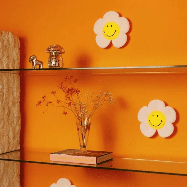 oplaadbare wandlamp, smiley daisy - MR. MARIA