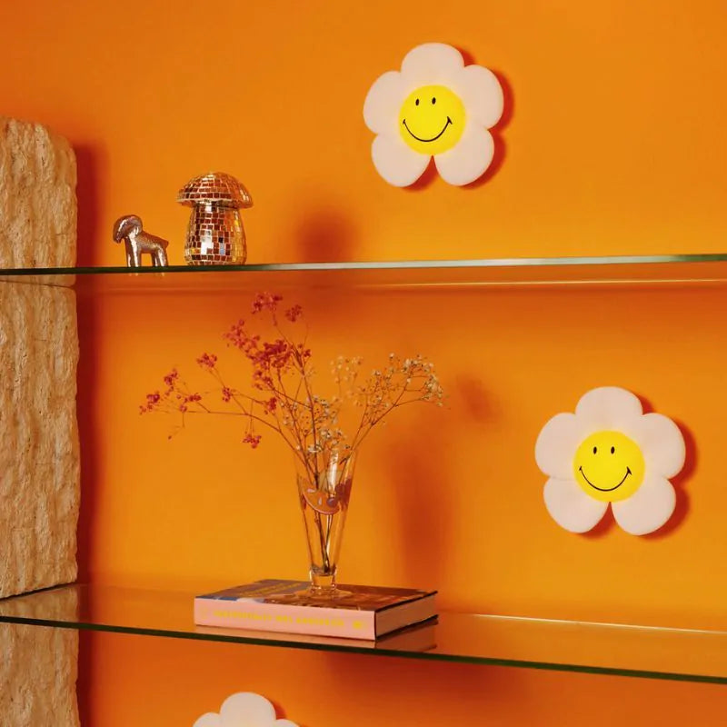 oplaadbare wandlamp, smiley daisy - MR. MARIA