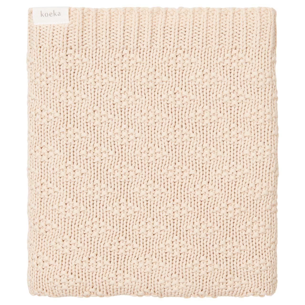 wiegdeken braga, warm white - KOEKA