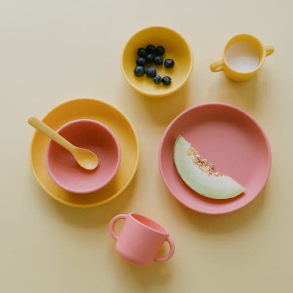 eetkommen set, coral/mimosa - EKOBO