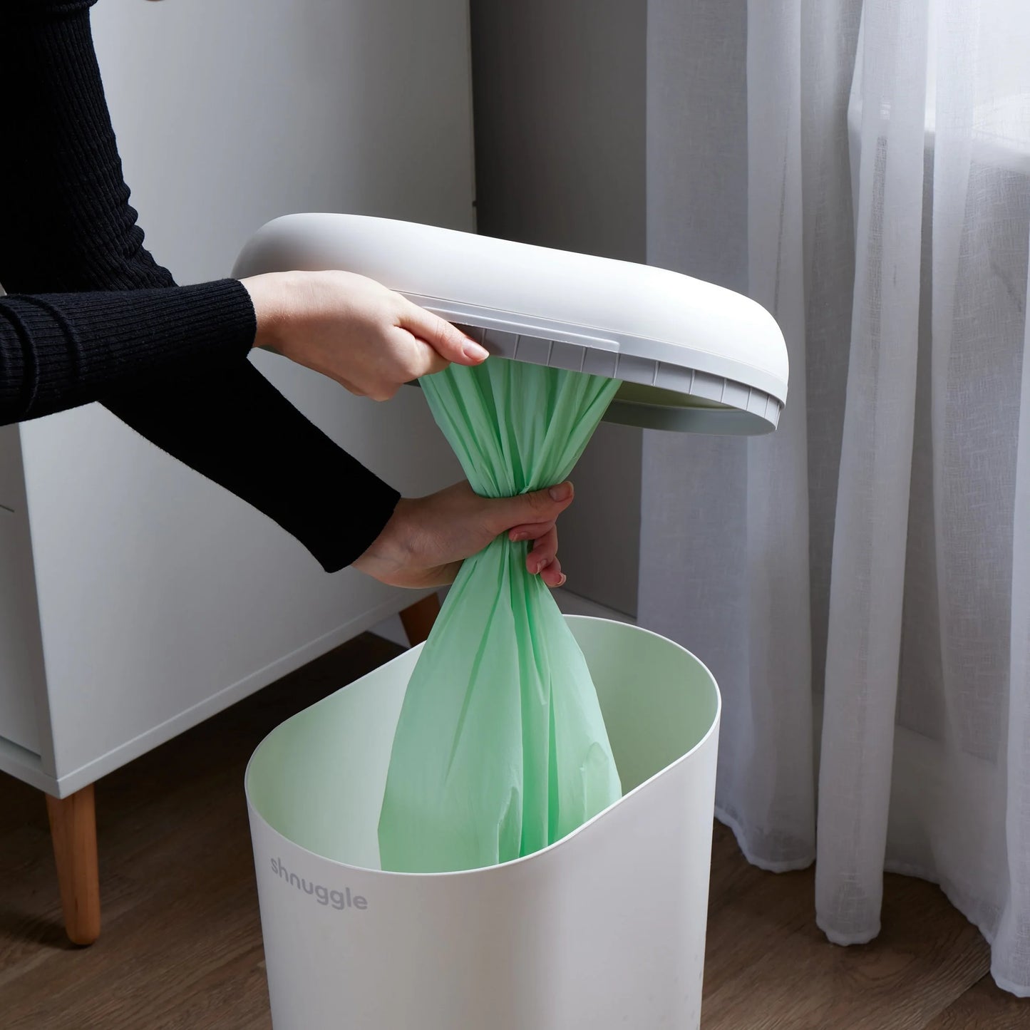 luieremmer eco touch, wit - SHNUGGLE