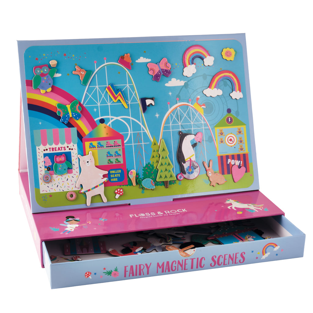 magnetisch speelgoed, play scene, rainbow fairy - FLOSS & ROCK