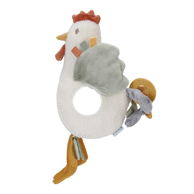 activiteitenknuffel kip, 25 cm - LITTLE DUTCH
