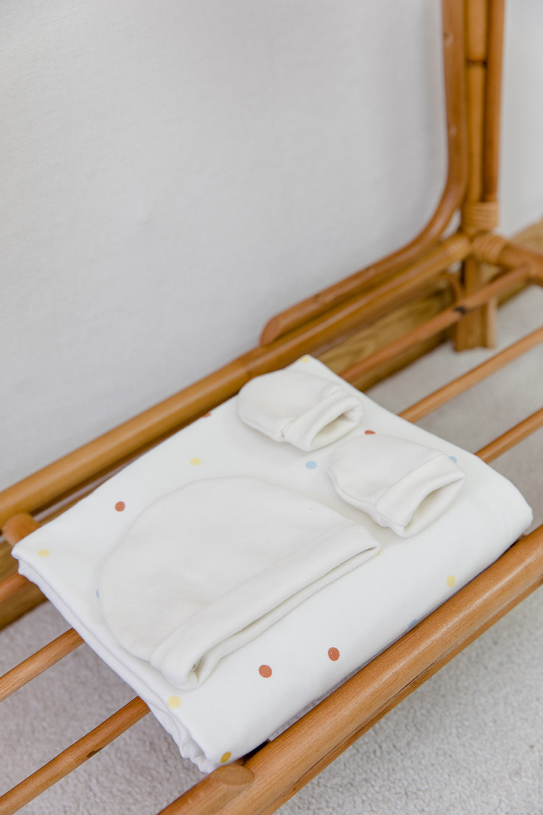 muts + wanten pak , white pearl - GLOOP!