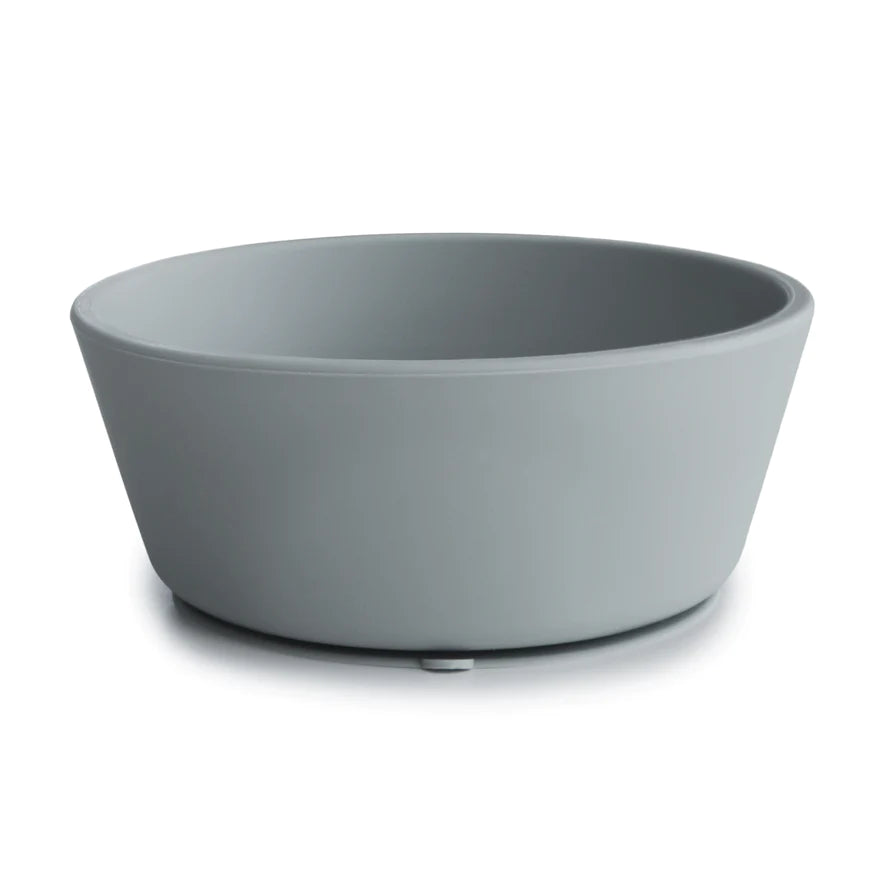 kommetje silicone, stone - MUSHIE