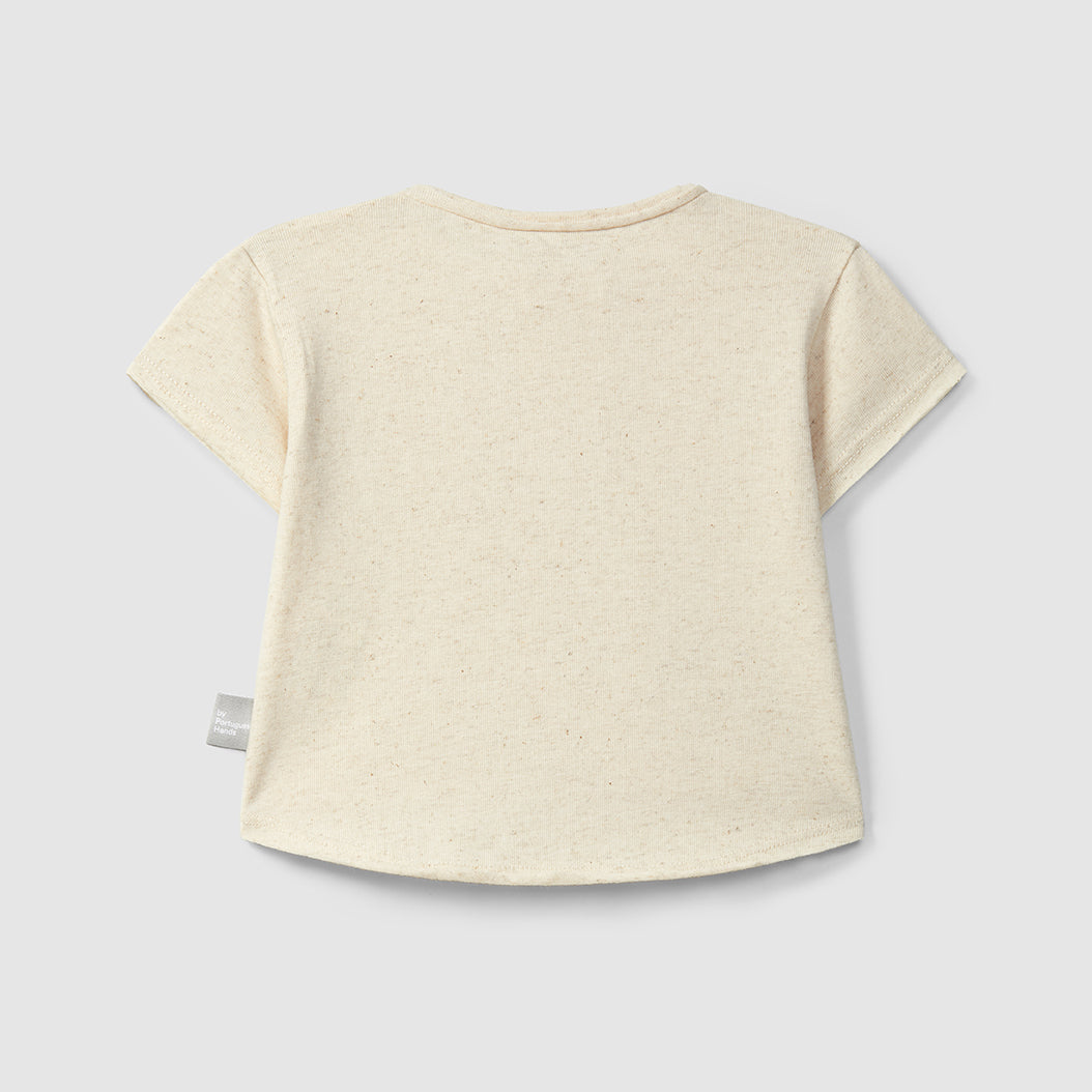 t-shirt button, linen - SNUG